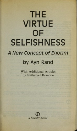 The Virtue of Selfishness