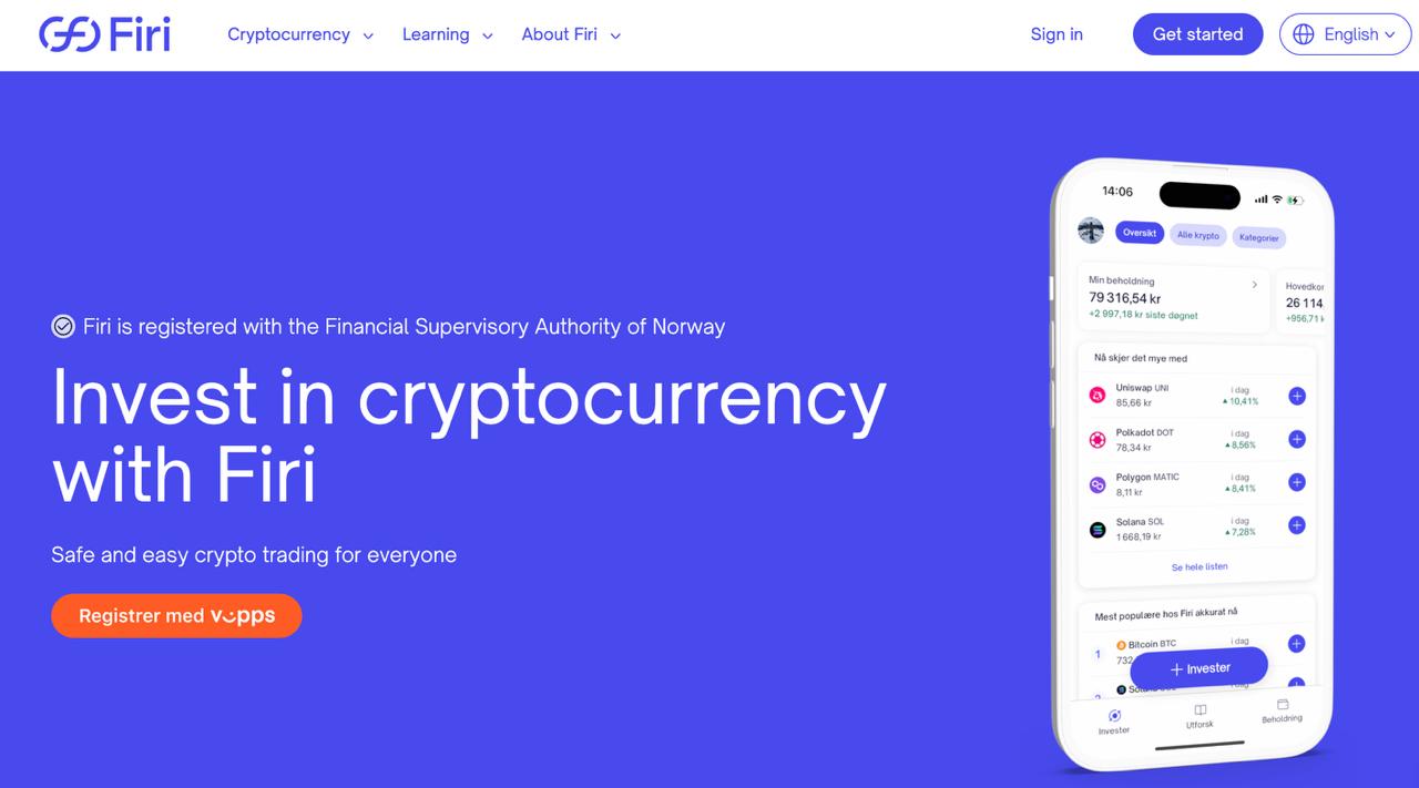 FIRI - Cryptocurrency exchange