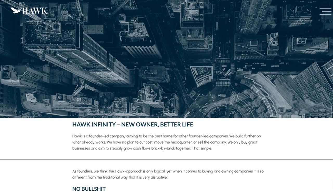 Hawk Infinity - SaaS portfolio